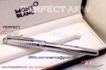 Perfect Replica Montblanc Stainless Steel And Black Meisterstuck Rollerball Pen